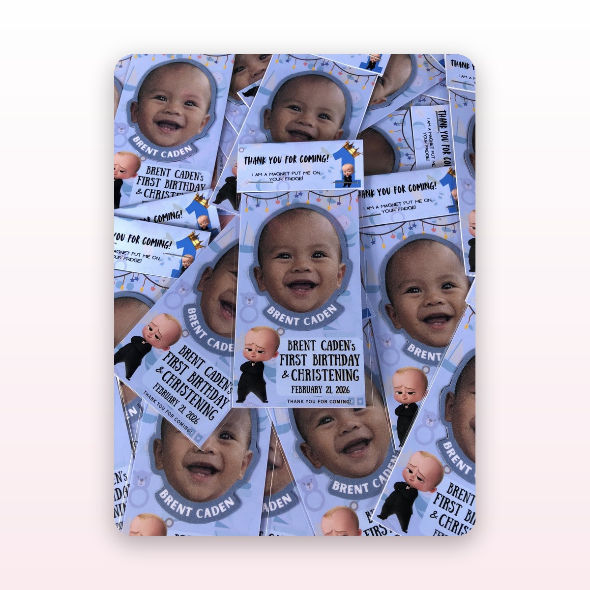 Birthday & Christening Ref Magnet