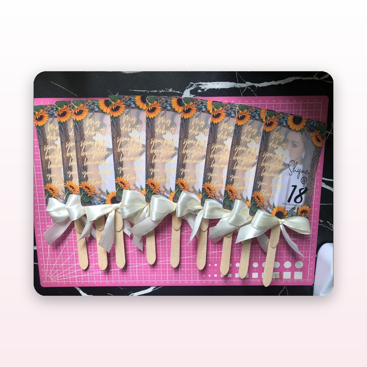 Personalized Debut Fan